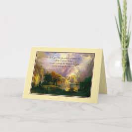 Cartão Montanhas Rochosas Oração da Serenidade