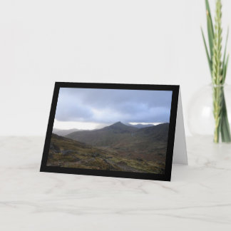 Cartão Montanhas Snowdonia