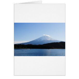 Cartão Monte Fuji Fuji Lake Kawaguchi
