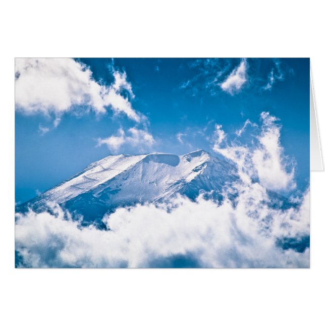 Cartão Monte Fuji, Japão (Frente Horizontal)