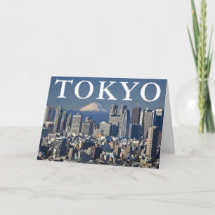 Cartão Monte Fuji   Tóquio Japão   Feliz Aniversário
