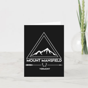 Cartão Monte Mansfield Vermont Snowboard Skibor Resort