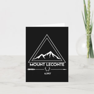 Cartão Monte Mt Leconte Enfumaçado Mounts Tennessee camin