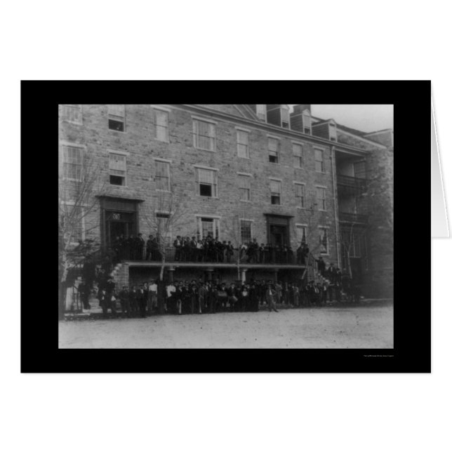 Cartão Monte Ruas. Maria em Emmitsburg, MD 1863 (Frente Horizontal)