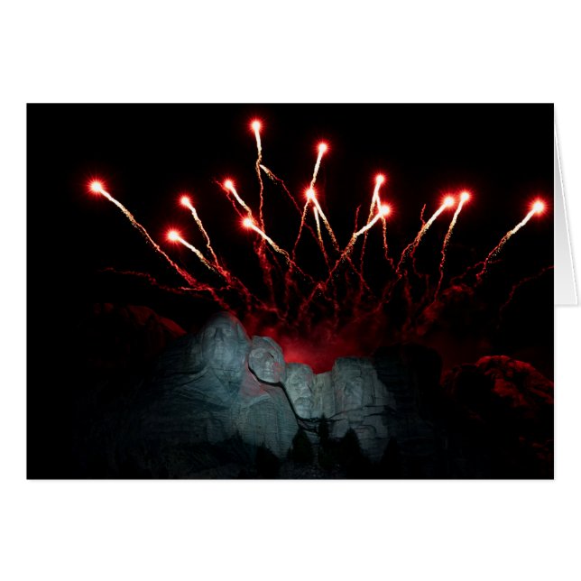 Cartão Monte Rushmore 4 de julho de 2020 (Frente Horizontal)