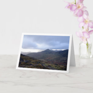 Cartão Monte Snowdon, Parque Nacional Snowdonia, Galês