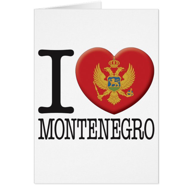 Cartão Montenegro (Frente)