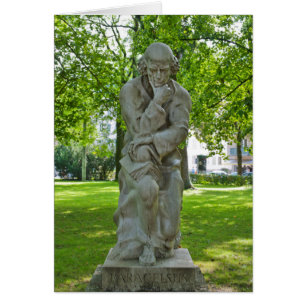 Cartão Monumento a Paracelso em Salzburgo