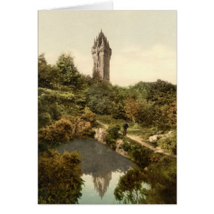 Cartão Monumento de Wallace, Stirling, Scotland