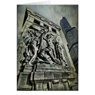 Cartão Monumento do Ft Dearborn