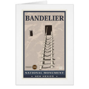 Cartão Monumento nacional 1 de Bandelier
