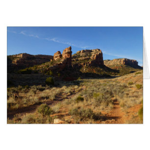 Cartão Monumento Nacional de Canyon Colorado sem Thorough