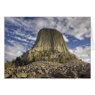 Cartão Monumento Nacional Devils Tower