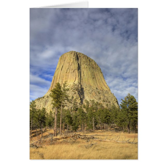 Cartão Monumento Nacional Devils Tower (Frente)