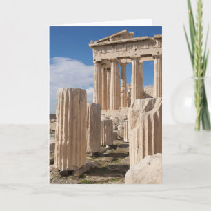 Cartão Monuments   Parthenon Acropolis Athens Greece