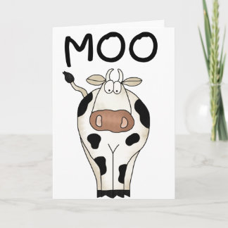 Cartão Moo Cow