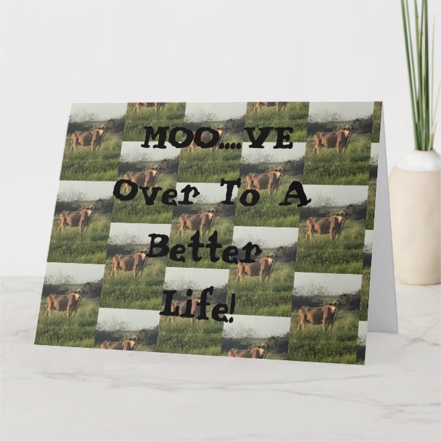 Cartão Moo.Venham! (Frente)