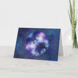 Cartão Moon Art