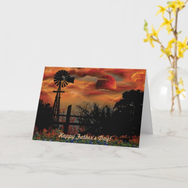 Cartão Moon E Moon Laranja (Flor Amarela)