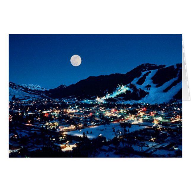 Cartão Moon Over Jackson (Frente Horizontal)