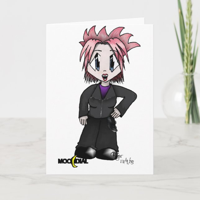 Cartão Moondial o rebelde (Frente)