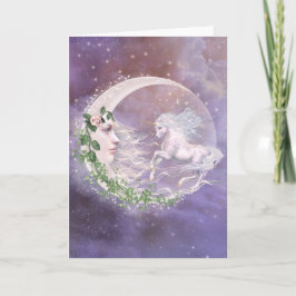 Cartão Moonicorn Notecard