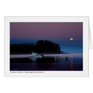 Cartão Moonrise, Cove do Cook