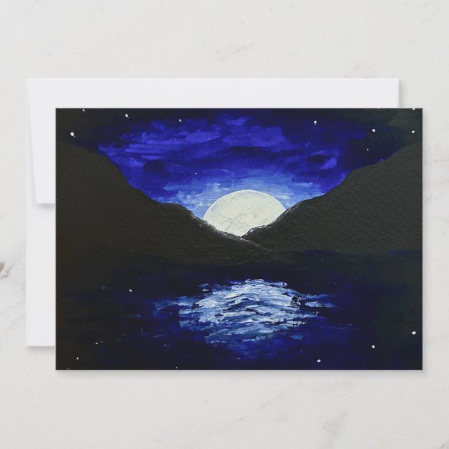 Cartão Moonrise Greeting Card (Frente)