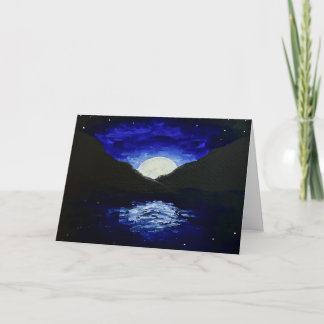 Cartão Moonrise Greeting Card