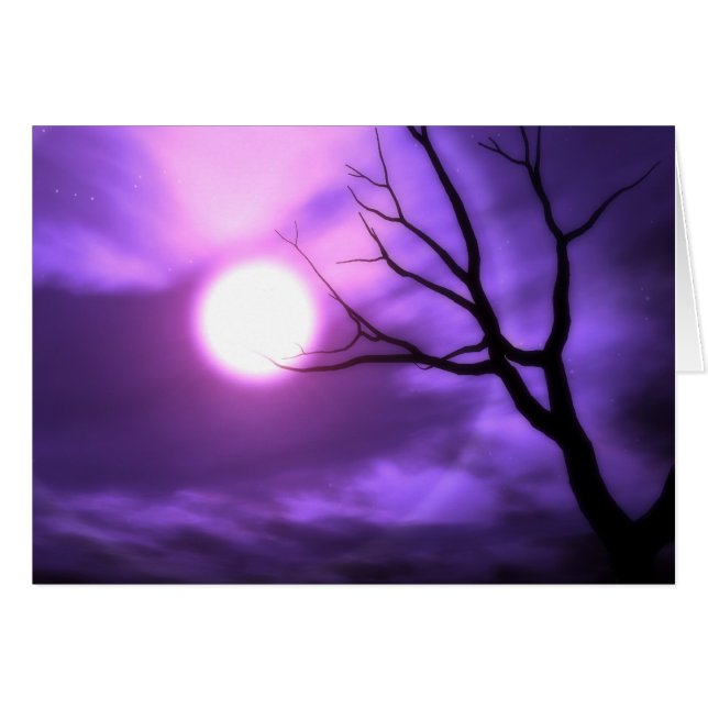 Cartão Moonview (cartão) (Frente Horizontal)