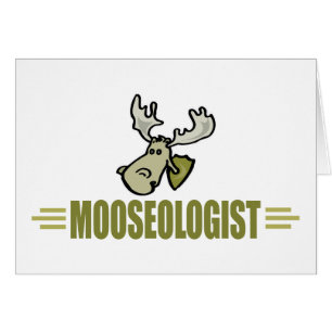 Cartão Moose Engraçado