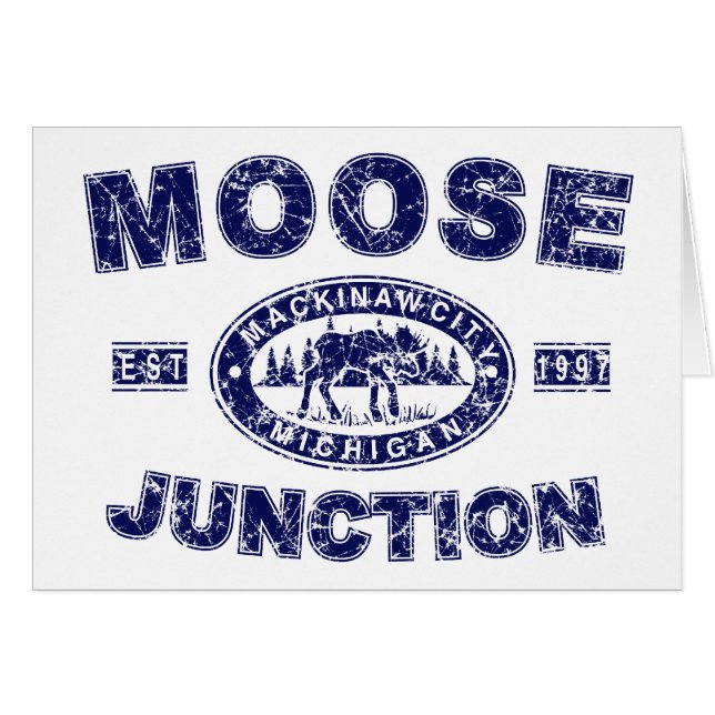 Cartão Moose-Junção-Distante-[ (Frente horizontal)