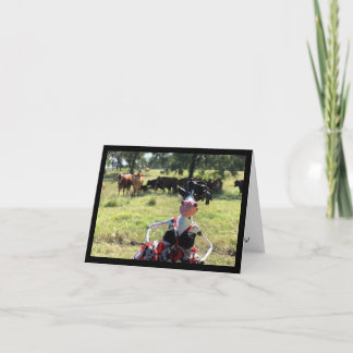 Cartão Mootilda obtê-lo-á em um bom humor