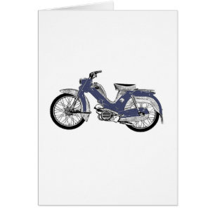 Cartão Moped retro Tunturi