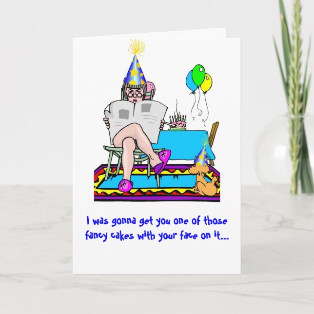 Cartão Morda-me… aniversário (Frente)