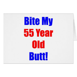 Cartão Mordida 55 meu bumbum