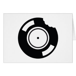 Cartão Mordida do vinil