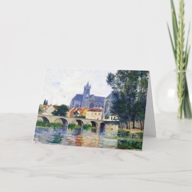 Cartão Moret-Sur-Loing | William Lamb Picknell (Frente)