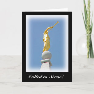 Cartão Mormon Missionary: Called to Serve Greeting Card