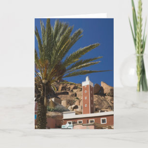 Cartão MOROCCO, Anti Atlas, TAFRAOUTE Area: ADAI, Red