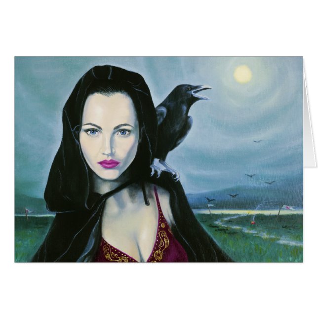 Cartão Morrigan (Frente horizontal)