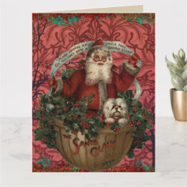 Cartão Morris Santa Claus | Férias