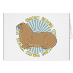 Cartão Morsa clássica