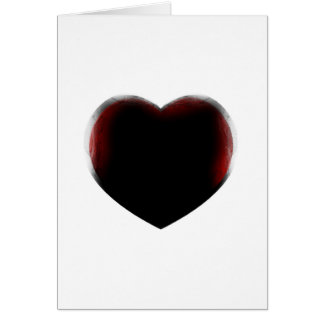 Cartão Morte de coração