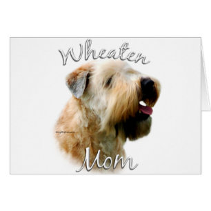 Cartão Morte Revestida Suave Terrier Mãe 2