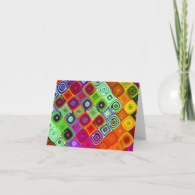 Cartão Mosaico (Frente)