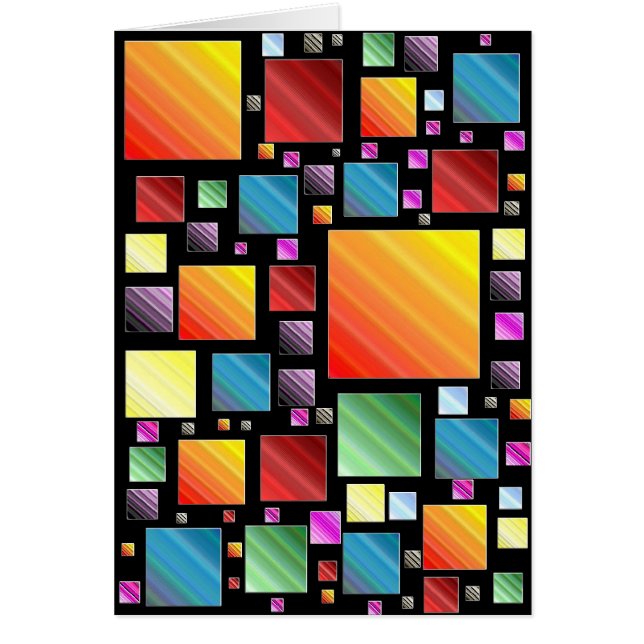 Cartão Mosaico (Frente)