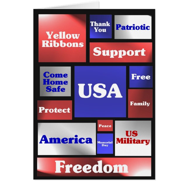 Cartão Mosaico América (Frente)