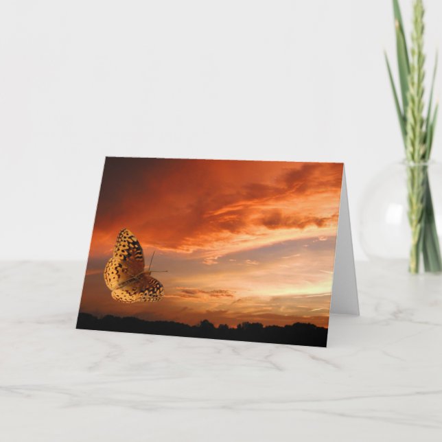 Cartão Mosca afastado (Frente)