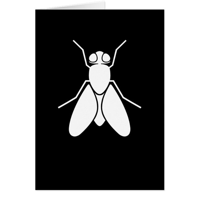 Cartão Mosca de fruta (Frente)